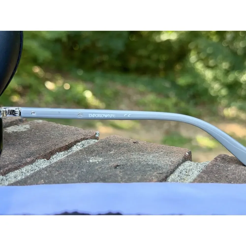 Emporio Armani EA9820/S Sunglasses Gunmetal 60 15 135 Men's w/ Hard Case
